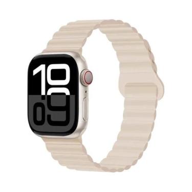 Imagem de Pulseira Esportiva Magnética De Silicone 42mm 44mm 45mm 46mm 49mm Para