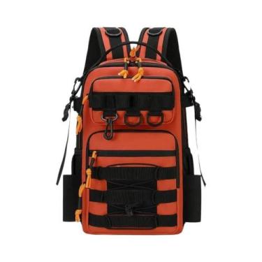 Imagem de Mochila Tática Masculina Para Pesca Com Suporte Para Vara, Bolsa Espor