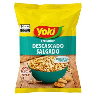 Imagem de Amendoim Descascado Salgado Yoki 110g