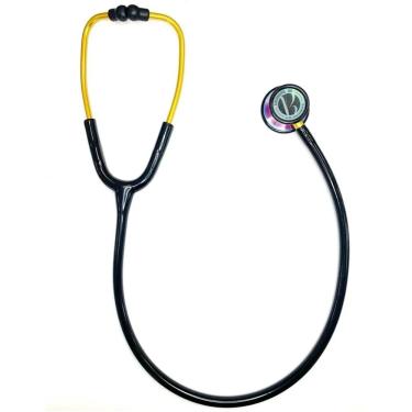 Imagem de Estetoscópio Bic Eternity Iii Duplo Preto Rainbow gold