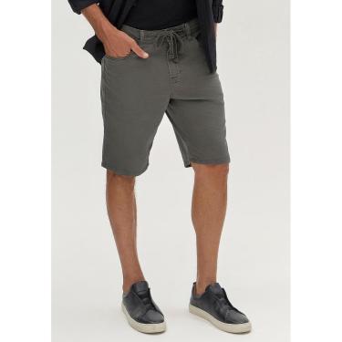 Imagem de Bermuda Hangar 33 Sarja Reta com Cadarço Masculina-Masculino