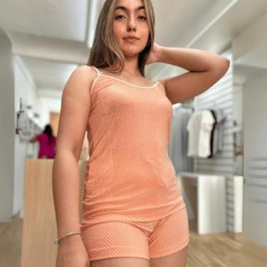 Imagem de Pijama de Liganete Feminino - PAVIN COMERCIO E CONFECCOES LTDA FAB, Sa