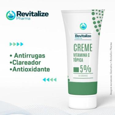 Imagem de Creme Vitamina C Antienvelhecimento, Antirrugas e Antissinais Revitali
