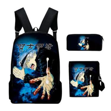 Imagem de Conjunto de mochilas Dorable Cat 3D Print para crianças e escolas, 3 u