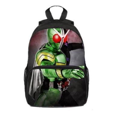 Imagem de Mochila Kamens Riders Kids School Mochila 3D Poliéster 25x11x33cm - yi