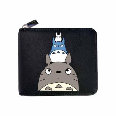 Imagem de Carteira Anime Characters Carteira fina dobrável em couro PU - Yiweisa