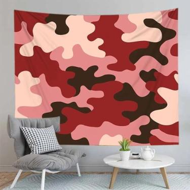 Imagem de Estética de sala de parede de tapeçaria, camuflagem, 150x100cm, poliés