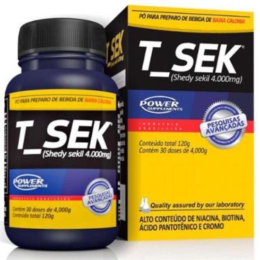 Imagem de T-SEK 120 G - POWER SUPPLEMENTS (SEM SABOR)-Unissex