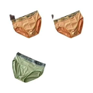 Imagem de Cuecas Boxer Esportivas Masculinas Tamanho Grande Respiráveis 3 Peças 