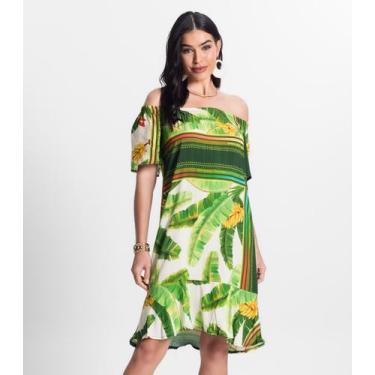 Imagem de Vestido Ciganinha Infinita Cor Verde, G, Verde