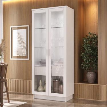 Imagem de Cristaleira 2 Portas 1 Gaveta com Led 8600 - Foscarini