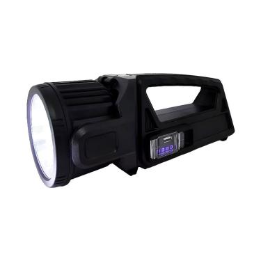 Imagem de Lanterna Solar Recarregável 2500lm Led P50+cob Com 9 Modos – Portátil Ecológica E Resistente Painel Solar Multifuncional