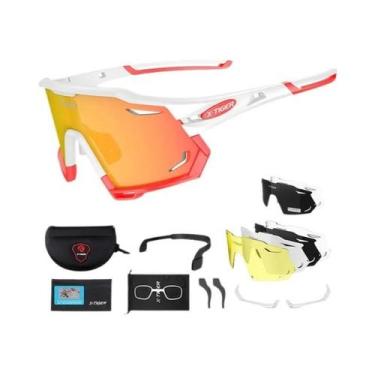 Imagem de Óculos De Sol Polarizados UV400 Para Ciclismo Masculino X-TIGER Sports