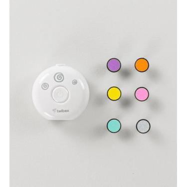 Imagem de Lixa Unha Elétrica Kit 6 Peças Twibex Bebê Infantil Prático Seguro Con