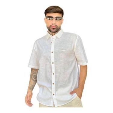 Imagem de Camisa Botao Manga Curta Fake Branco- Fatal-Masculino