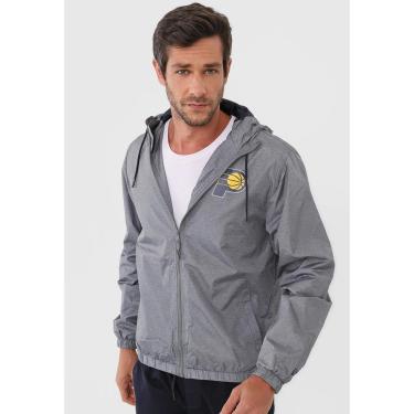 Imagem de JAQUETA CORTA VENTO NEW ERA PACERS COLLEGE POINT NBI21JAQ004 CHUMBO-Masculino