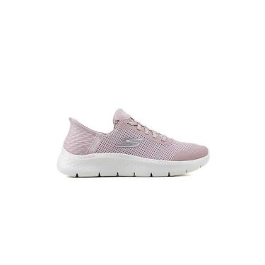 Imagem de Tênis Feminino Skechers Go Walk Flex Slip-Ins Rosa Claro-Feminino