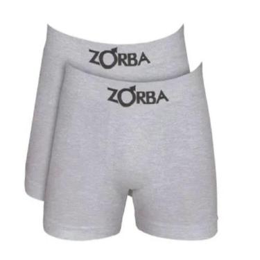 Imagem de Kit Com 2 Cuecas Boxer Box Adulto Em Algodão Cotton Sem Costura Zorba,