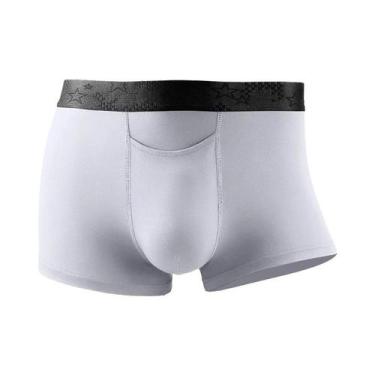 Imagem de Shorts Boxer Esportivos Masculinos De Verão Em Modal Com Fenda Lateral