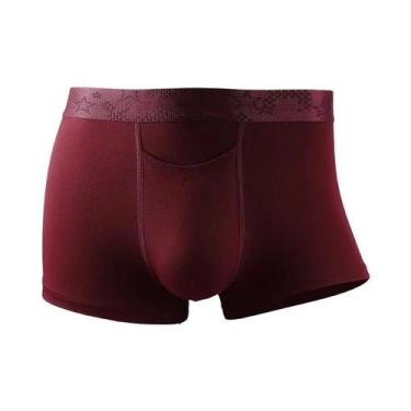 Imagem de Shorts Boxer Esportivos Masculinos De Verão Em Modal Com Fenda Lateral