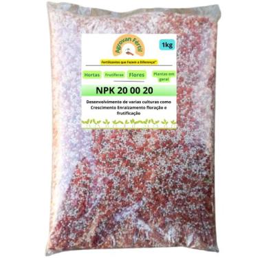 Imagem de 1kg Fertilizante Adubo Npk 20-0-20 Rosa Do Deserto Coqueiros - agrovan