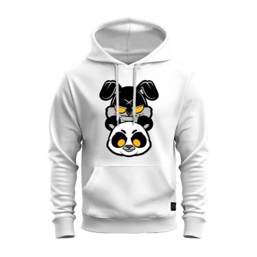 Imagem de Moletom Canguru Blusa De Frio Confortável Estampado Animais Empilhados-Unissex