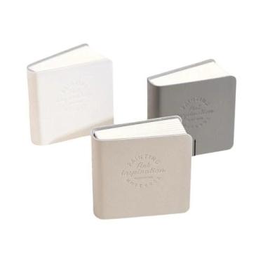 Imagem de Mini Caderno De Desenho 50x50mm 3 Peças 200g 48 Folhas Papel Grosso Pa