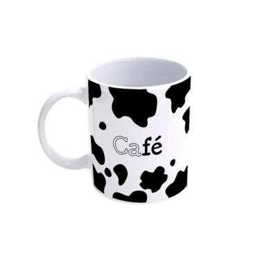 Imagem de Caneca Moo Vaquinha - Café Tpc para Café e Chá em Cerâmica com Uso em micro-ondas e lav...