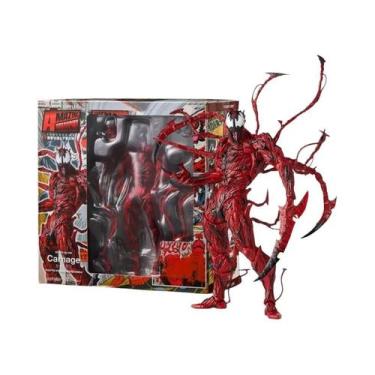 Imagem de Boneco De Ação Venom 3 Carnage Symbiote Com Articulações Móveis, Brinq