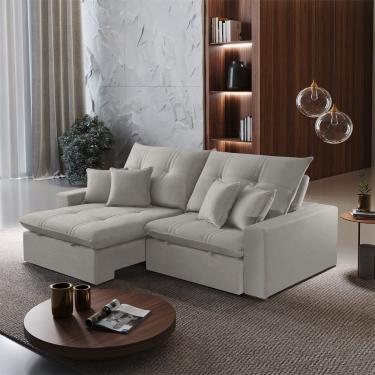 Imagem de Sofa Retratil e Reclinavel Imperio 230 cm Braco 25 cm Meu Sofa Online