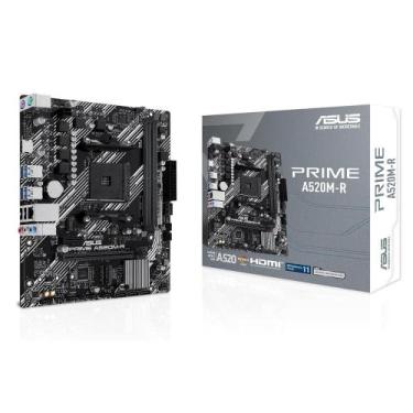 Imagem de Placa Mãe ASUS PRIME A520M-R AM4 DDR4 Micro-ATX - 90MB1H60-M0EAY0
