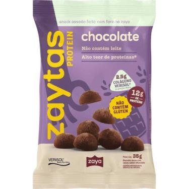 Imagem de Display biscoito zaya protein chocolate 12 un 35gr - 3 Corações