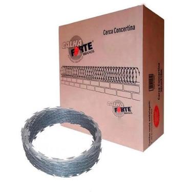 Imagem de Cerca Concertina 45cm Rolo c/ 10 mts - Calha Forte