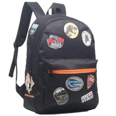 Imagem de Mochila Escolar Juvenil Impermeavel Patches-Unissex