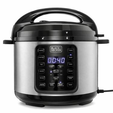 Imagem de Panela De Pressão Elétrica 5L Inox Multifuncional Black Decker 900w Go