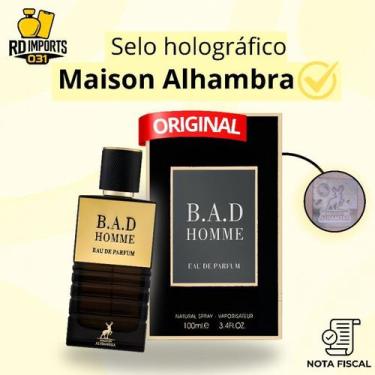 Imagem de Perfume Árabe Bad Homme Maison Alhambra Masculino Edp 100ml - Original