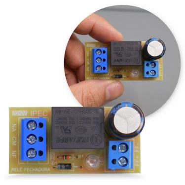 Imagem de Rele Para Fechadura Eletrônica Ipec Digital 12V Portão