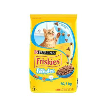 Imagem de Ração Premium para Gato Friskies - Frango Cenoura e Leite Filhote 10,1