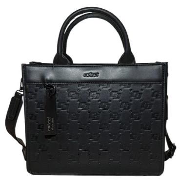 Imagem de Bolsa Colcci Feminina Tote Gravada, Preto