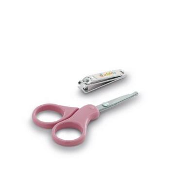 Imagem de kit Tesoura e Cortador de Unhas Infantil - Adoleta