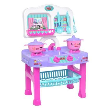 Imagem de Fogão Infantil da Minnie Disney Com Acessórios - Mielle Brinquedos