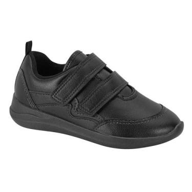 Imagem de Tênis Infantil Feminino Molekinha Menina Confortável Escolar, Preto, 3