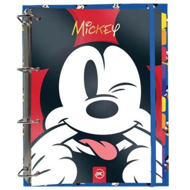 Imagem de Fichário Universitário com elástico Mickey Oficial DAC, Azul