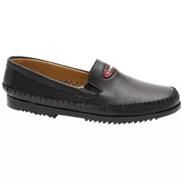 Imagem de Sapato Mocassim Masculino Classico Rota dos Pes 8000, Preto, 41