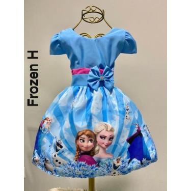 Imagem de Vestido infantil da frozen - Lilika kids