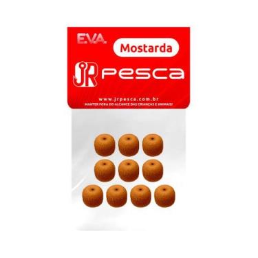 Imagem de Eva boleado jr pesca 10mm mod. ração, 1365, Mostarda