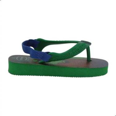 Imagem de Chinelo baby havaianas marvel masculino  7014231, Verde, 17/8