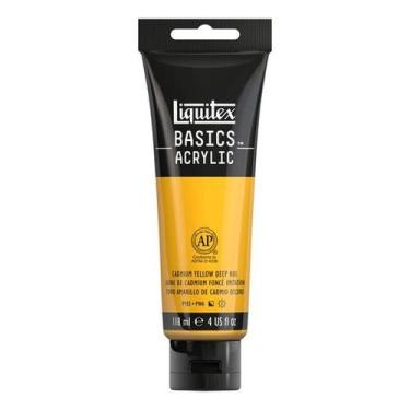 Imagem de Tinta Acrílica Liquitex Basics 118ml 163 Yellow Deep Hue, BASICS