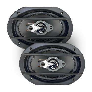 Imagem de Alto-Falante Automotivo Triaxial 6x9 Diamond LD69-TX 160W Rms 4 Ohms Par para Som Veicular Leson