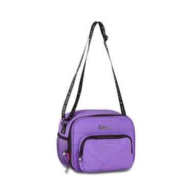 Imagem de Lancheira Escolar Bolsa Térmica Transversal Luluca Moderna -, Lilás
